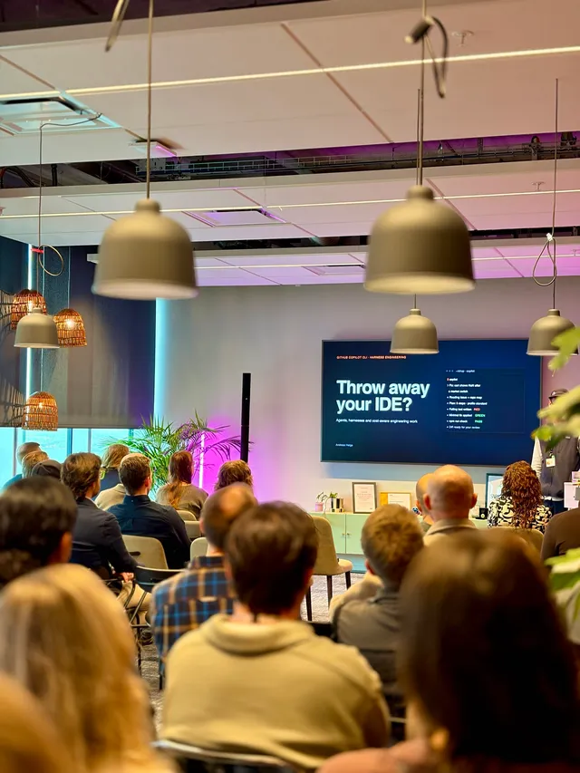 Photo from GitHub Copilot DevDays 15